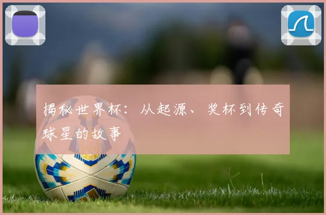 揭秘世界杯：从起源、奖杯到传奇球星的故事